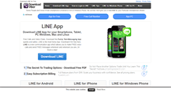 Desktop Screenshot of downloadlineapp.com